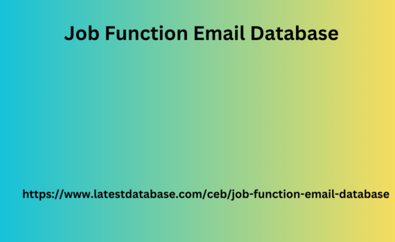 Job Function Email Database